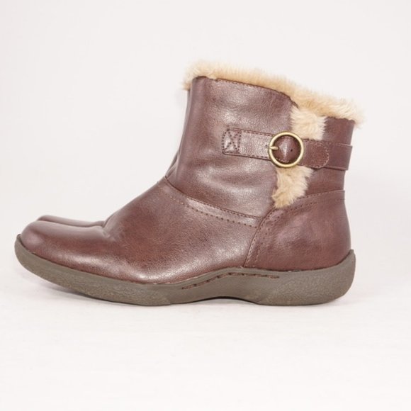 BareTraps Shoes - Bare Traps Brown Leeta Ankle Boots, Size 8
